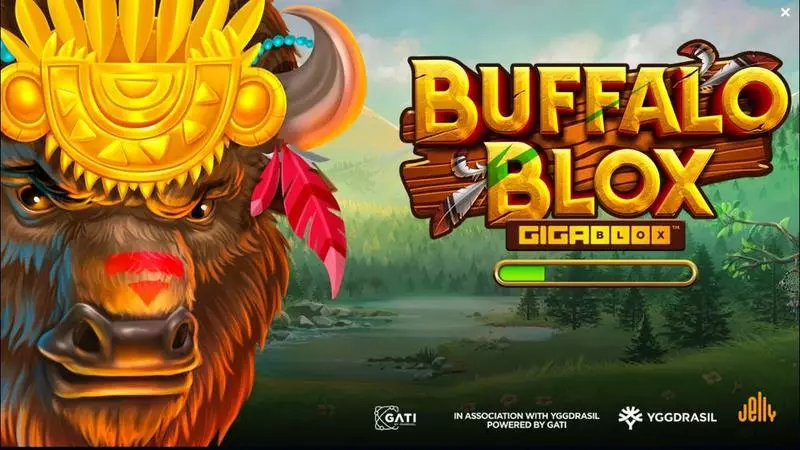 Play Buffalo Blox Gigablox Slot Introduction Screen