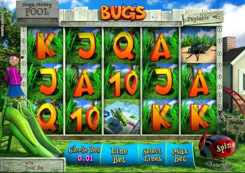 Play Bugs Slot Main Screen Reels