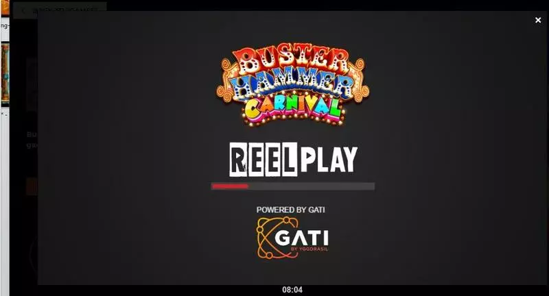 Play Buster Hammer Carnival Slot Introduction Screen