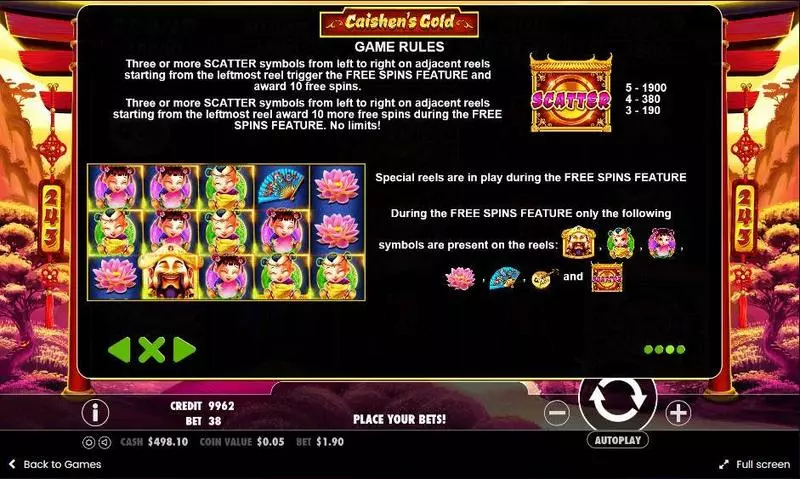 Play Caishen’s Gold Slot Bonus 2