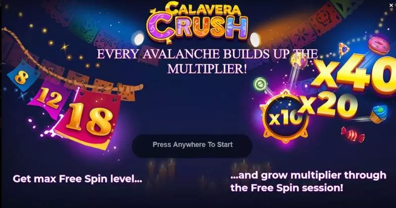 Play Calavera Crush Slot Info and Rules
