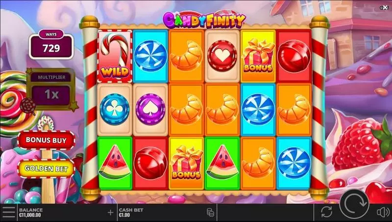 Play Candyfinity Slot Main Screen Reels