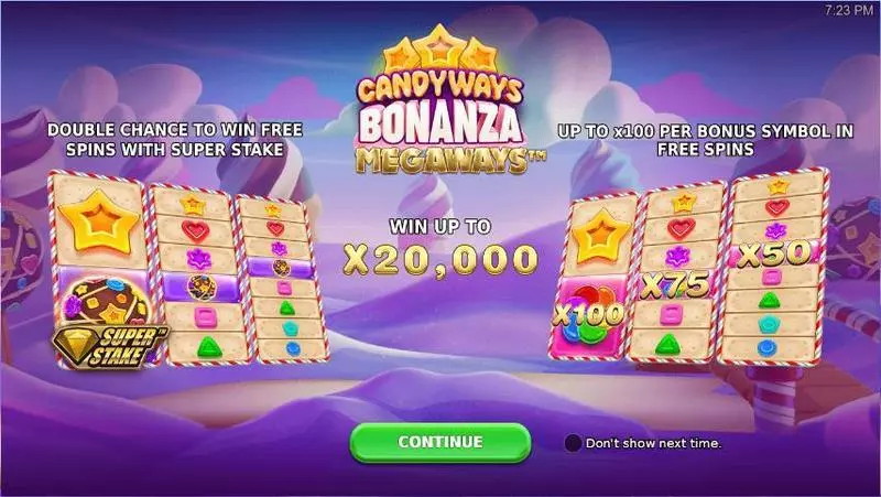 Play Candyways Bonanza Megaways Slot Info and Rules