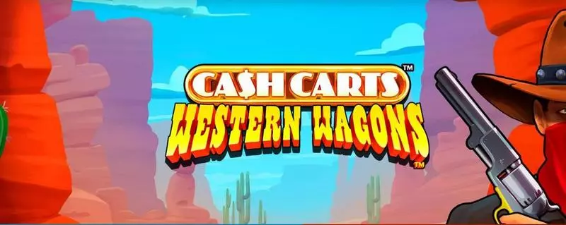 Play Cash Carts Western Wagons Slot Introduction Screen