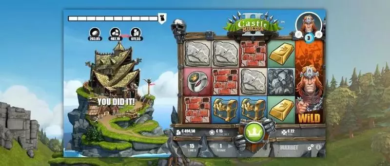 Play Castle Builder Slot Main Screen Reels