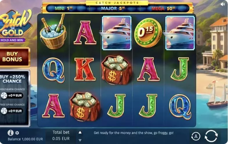 Play Catch The Gold Slot Main Screen Reels