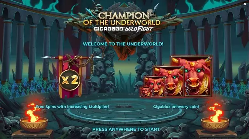 Play Champion of the Underworld Slot Info and Rules