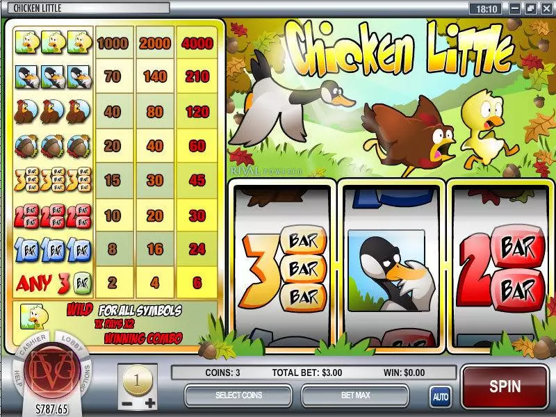 Play Chicken Little Slot Main Screen Reels