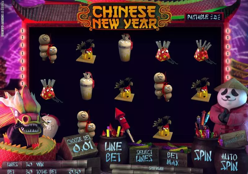 Play Chinese New Year Slot Main Screen Reels