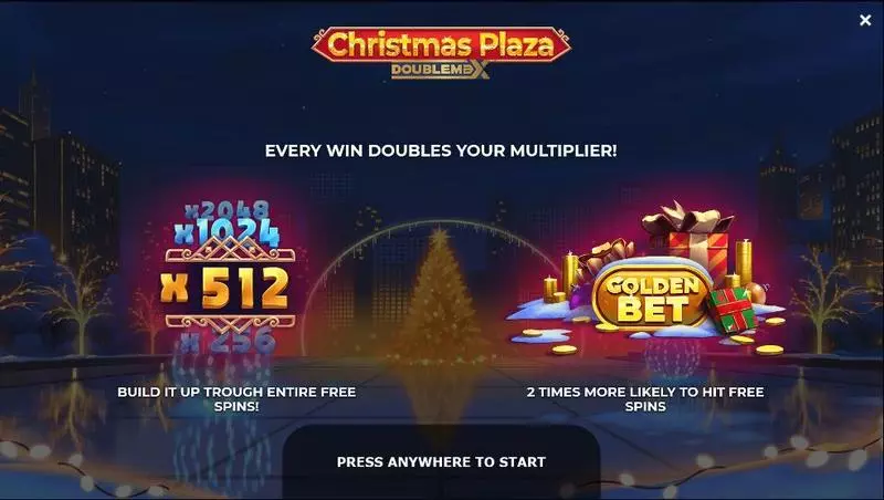 Play Christmas Plaza DoubleMax Slot Info and Rules