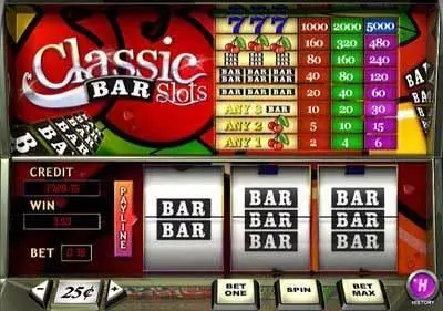 Play Classic Bar Slot Main Screen Reels