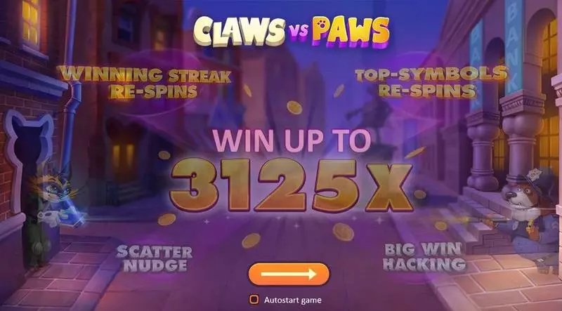 Play Claws vs Paws Slot Info and Rules