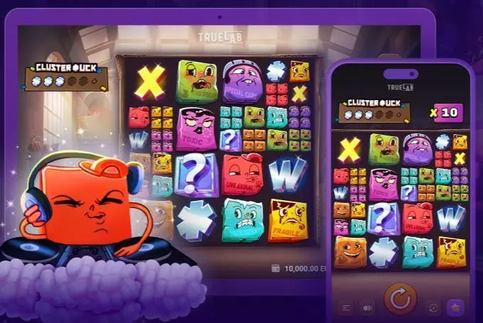 Play Cluster*uck Slot Introduction Screen