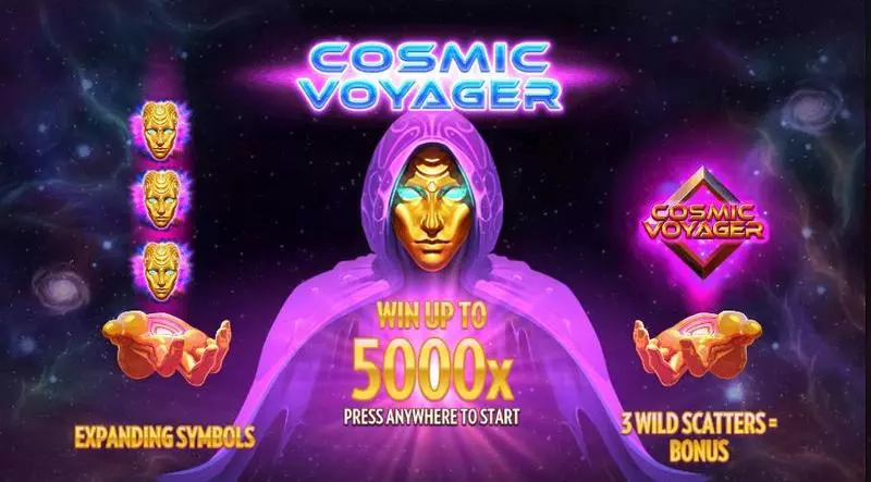 Play Cosmic Voyager Slot Main Screen Reels