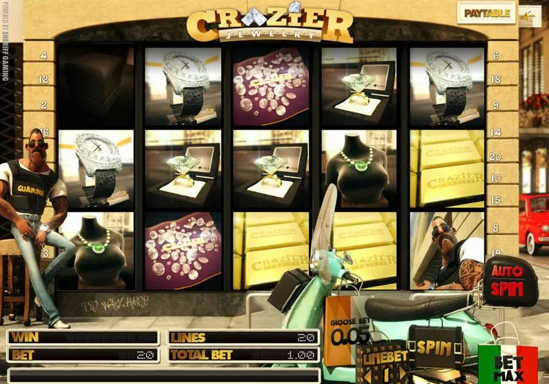 Play Crazier Jewelry Slot Main Screen Reels