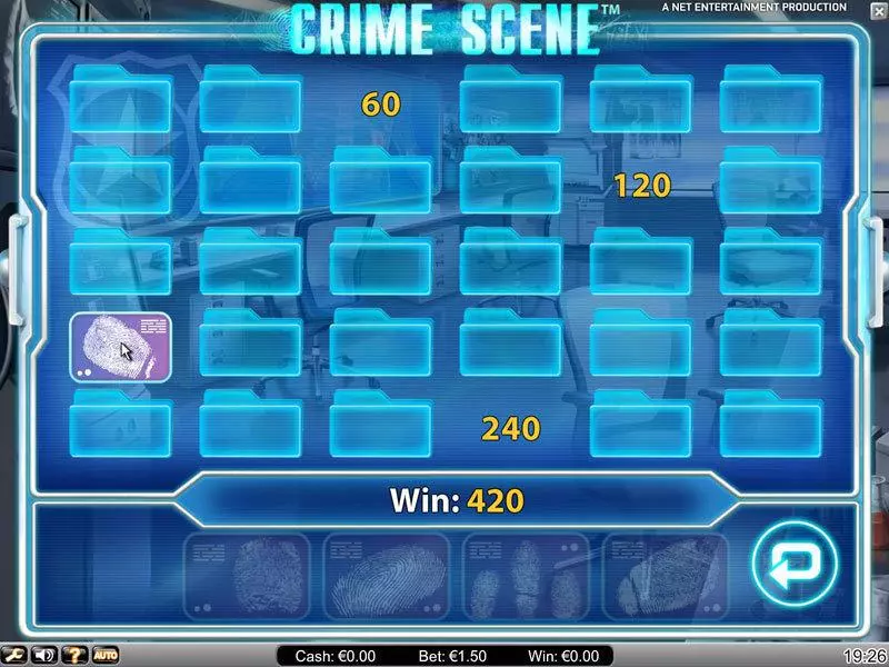 Play Crime Scene Slot Bonus 1