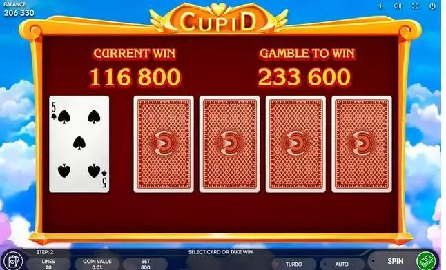 Play Cupid Slot Winning Screenshot