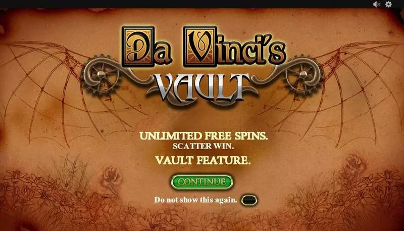 Play Da Vinci's Vault Slot Info and Rules