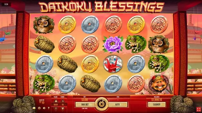 Play Daikoku Blessings Slot Main Screen Reels