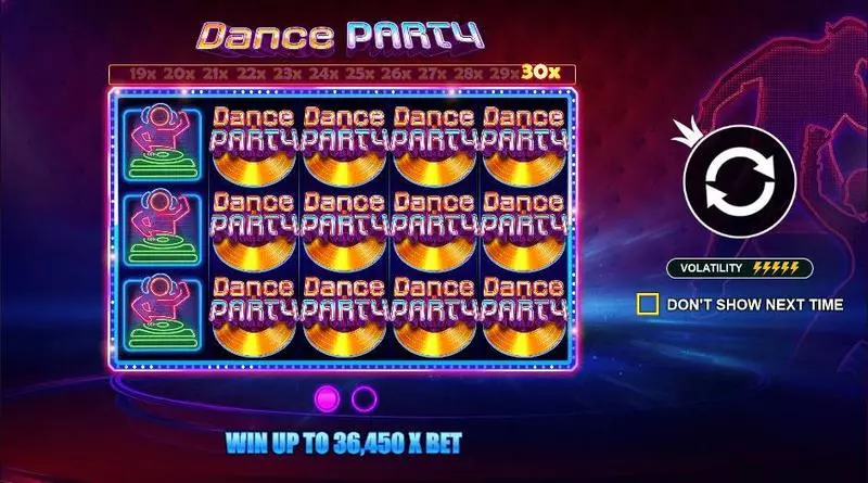 Play Dance Party Slot Info and Rules