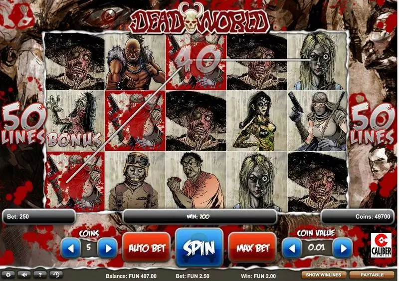 Play Deadworld Slot Main Screen Reels