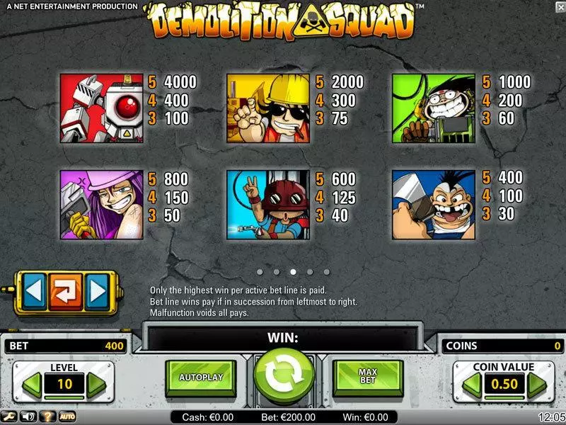 Play Demolition Squad Slot Info and Rules
