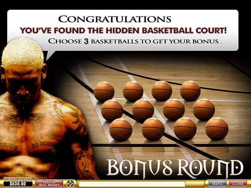 Play Dennis Rodman Slot Bonus 1
