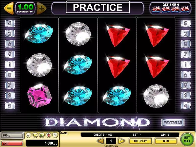 Play Diamond Slot Main Screen Reels