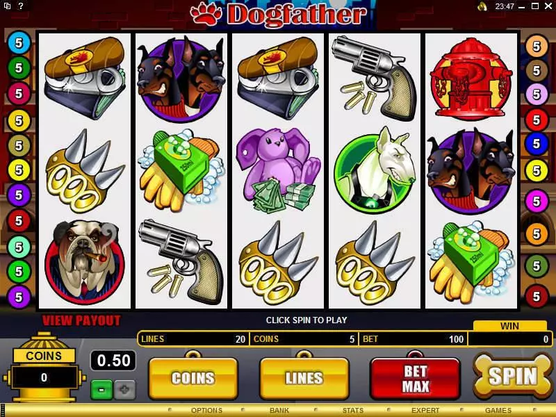 Play Dogfather Slot Main Screen Reels