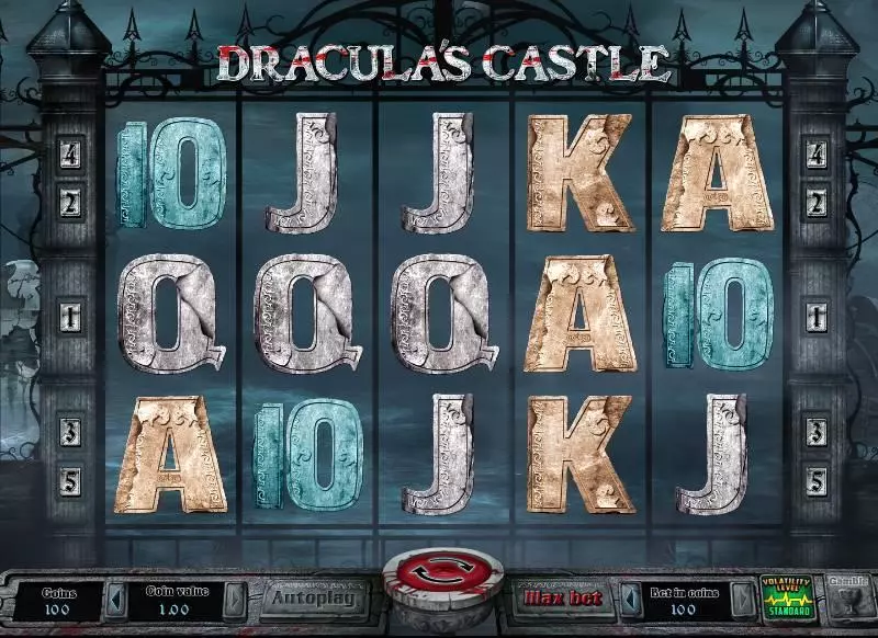 Play Dracula's Castle Slot Main Screen Reels