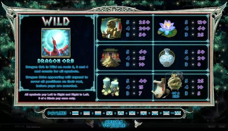 Play Dragon Orb Slot Bonus 1
