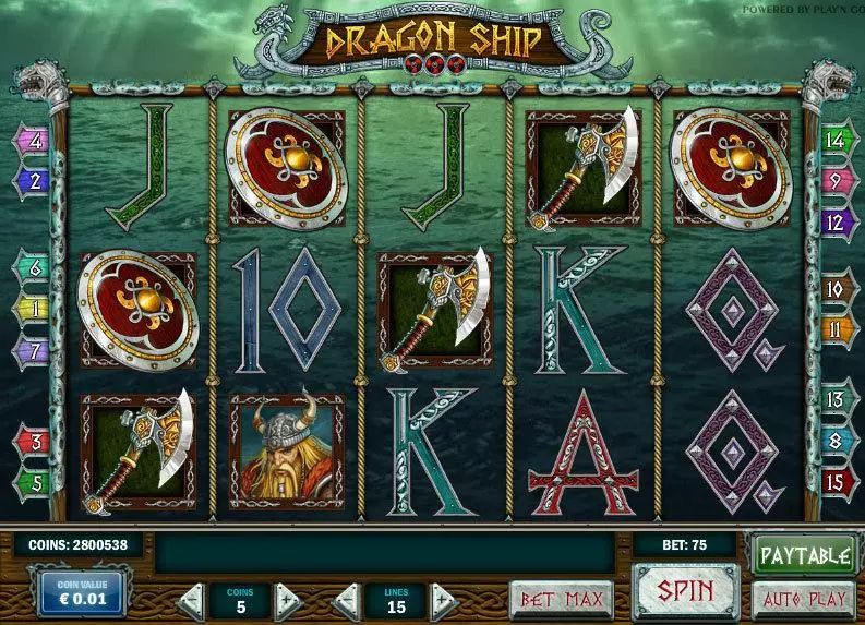 Play Dragon Ship Slot Main Screen Reels