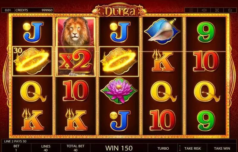 Play Durga Slot Winning Screenshot