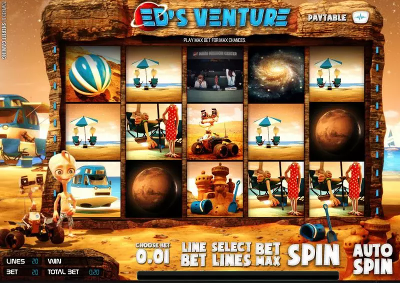 Play Ed's Venture Slot Main Screen Reels