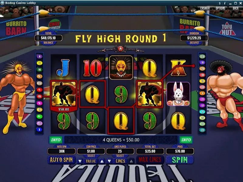 Play El Luchador Slot Bonus 3