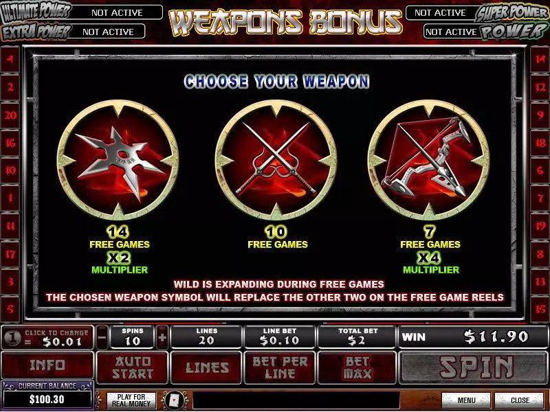Play Elektra Slot Bonus 1
