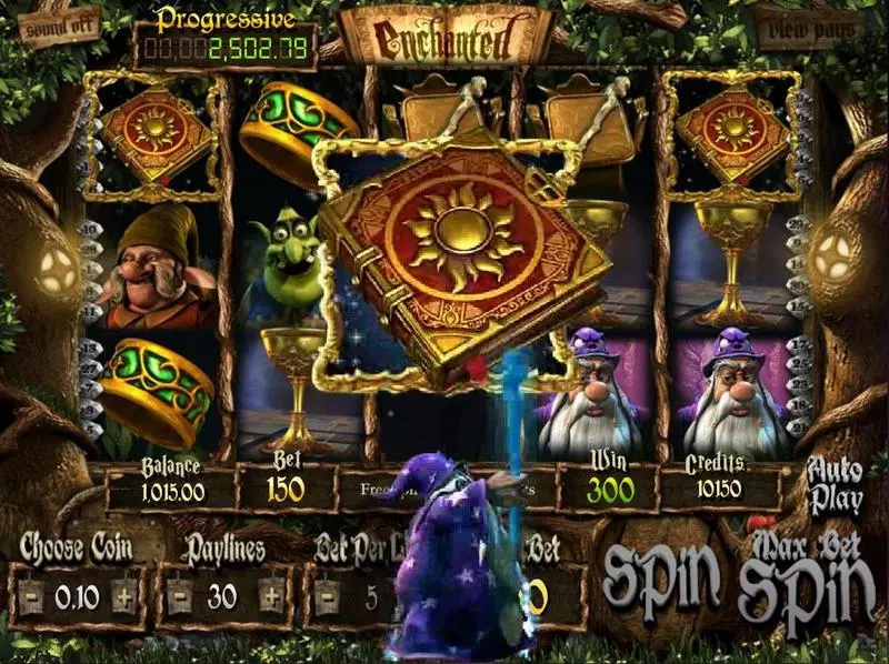 Play Enchanted Slot Introduction Screen