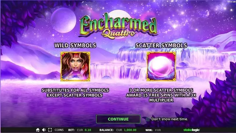 Play Encharmed Quattro Slot Info and Rules
