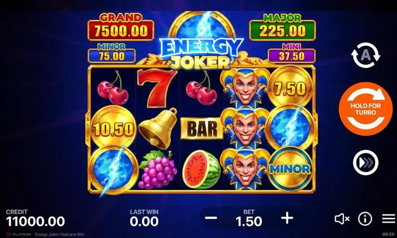 Play Energy Joker - Hold and Win Slot Main Screen Reels