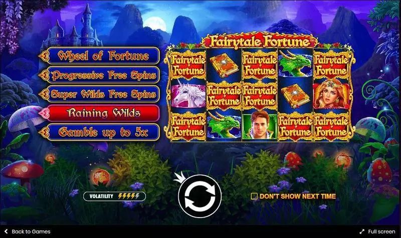 Play Fairytale Fortune Slot Info and Rules