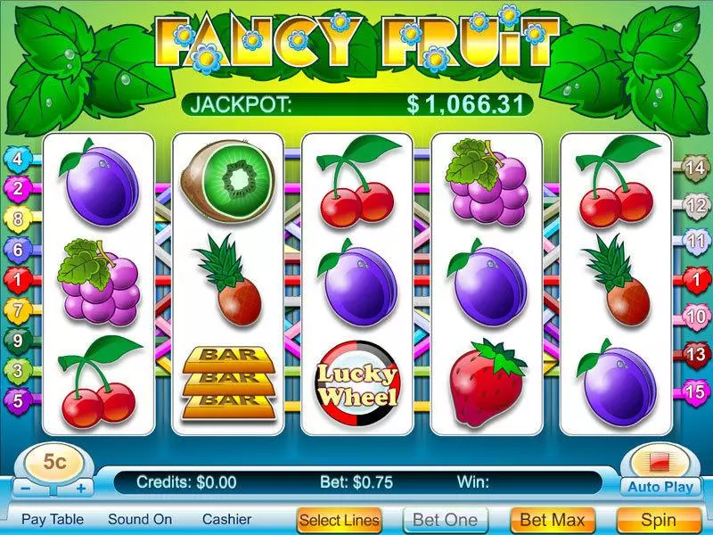 Play Fancy Fruit Slot Main Screen Reels