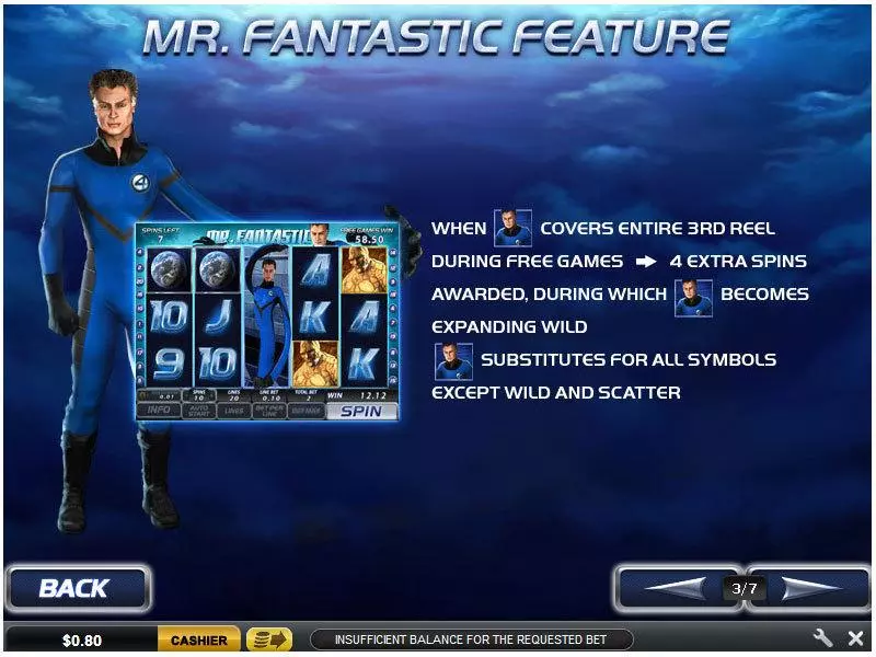 Play Fantastic Four Slot Bonus 1