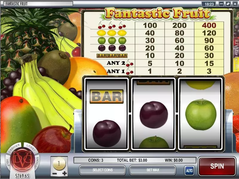 Play Fantastic Fruit Slot Main Screen Reels