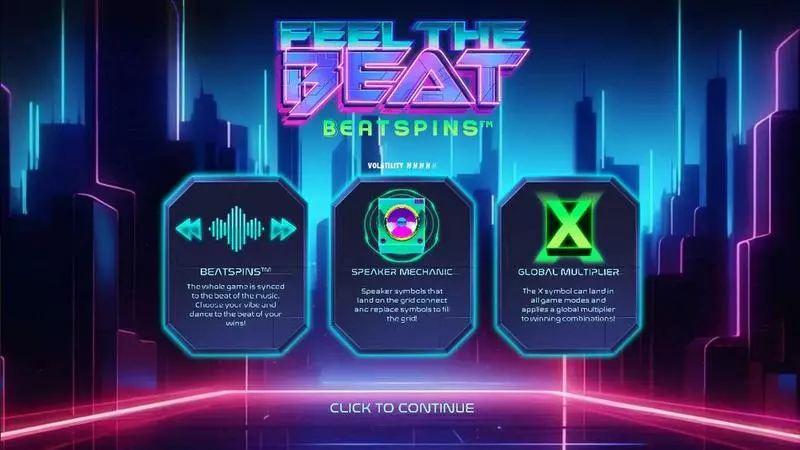 Play Feel the Beat Slot Info and Rules