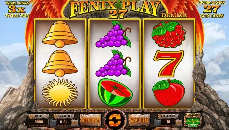 Play Fenix Play 27 Deluxe Slot Main Screen Reels
