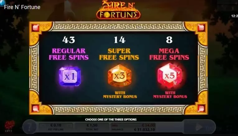 Play Fire N’ Fortune Slot Bonus 1