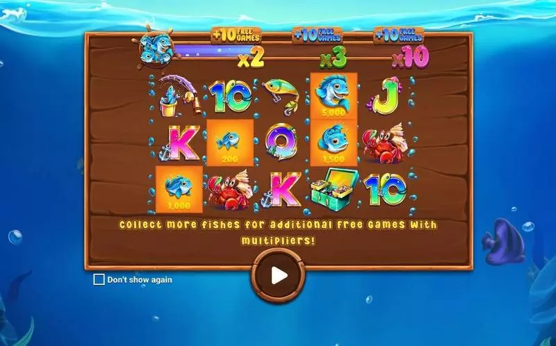 Play Fishing the Biggest Slot Introduction Screen