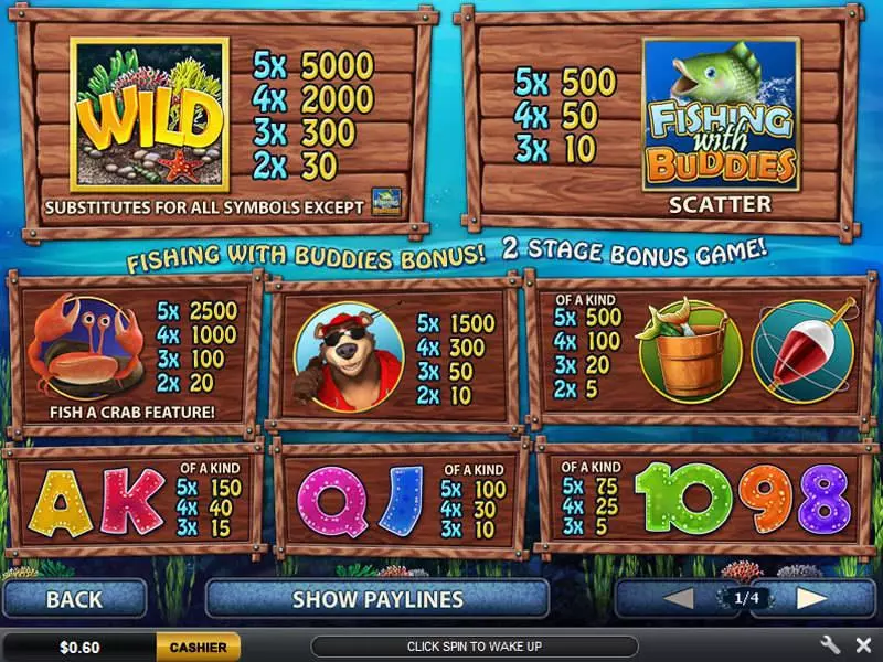 Play Fishing With Buddies Slot Info and Rules