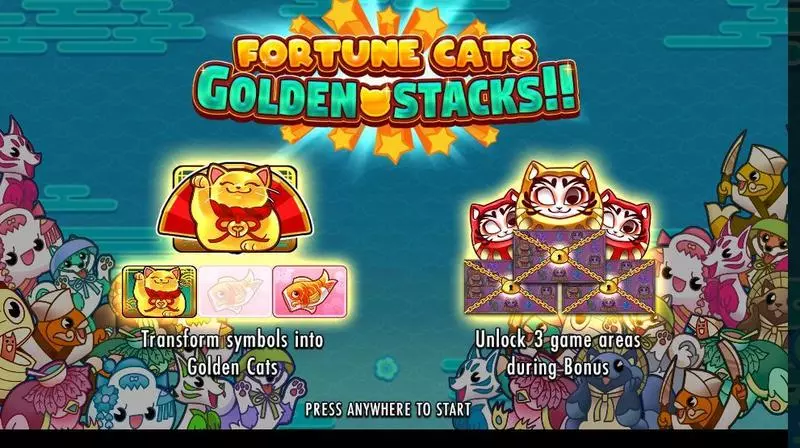 Play Fortune Cats Golden Stacks!! Slot Bonus 1