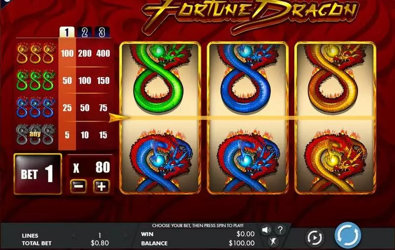 Play Fortune Dragon Slot Main Screen Reels